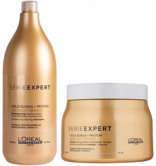 szampon i maska loreal absolut repair allegro