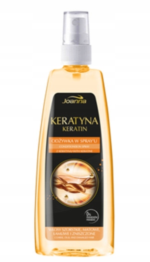 joanna keratyna odżywka-spray do włosów szorstkich i zniszczonych