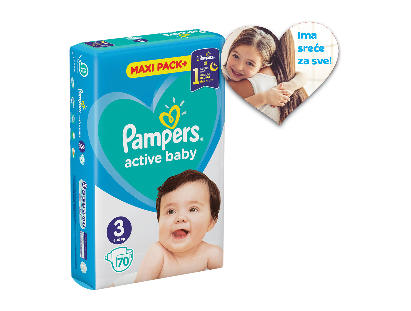 pampers 70 pack cena