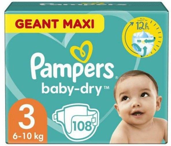 pampers 3 108 sztuk cena