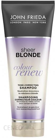 szampon dla blondynek przeciw zolknieciu