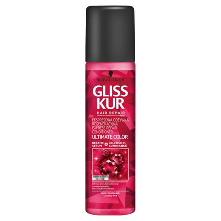gliss kur hair repair odżywka ekspresowa do włosów ultimate color