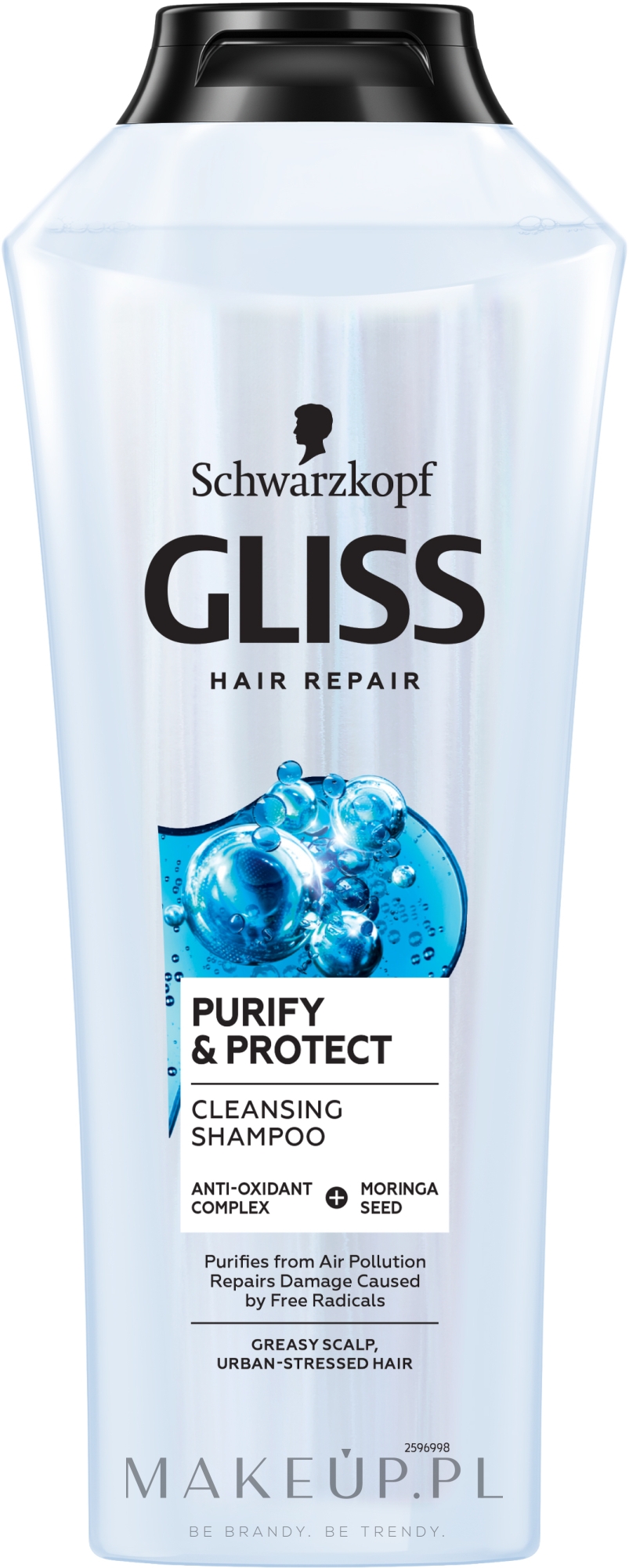 gliss purify&protect szampon włosy przetłuszczające się