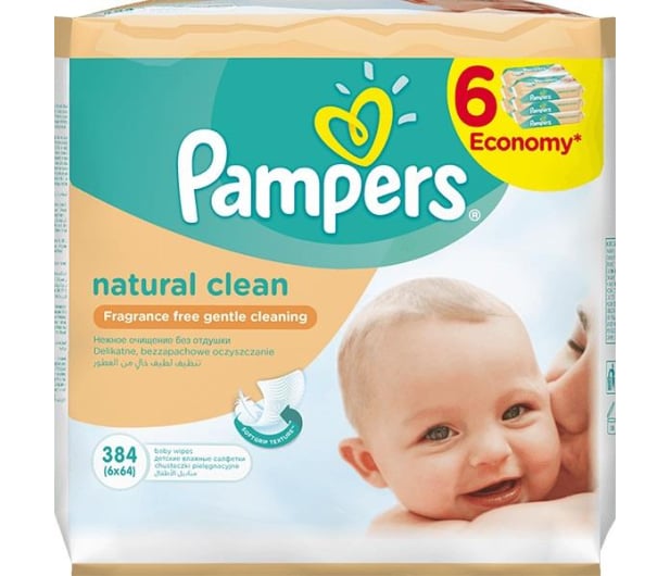 chusteczki pampers naturally clean opinie