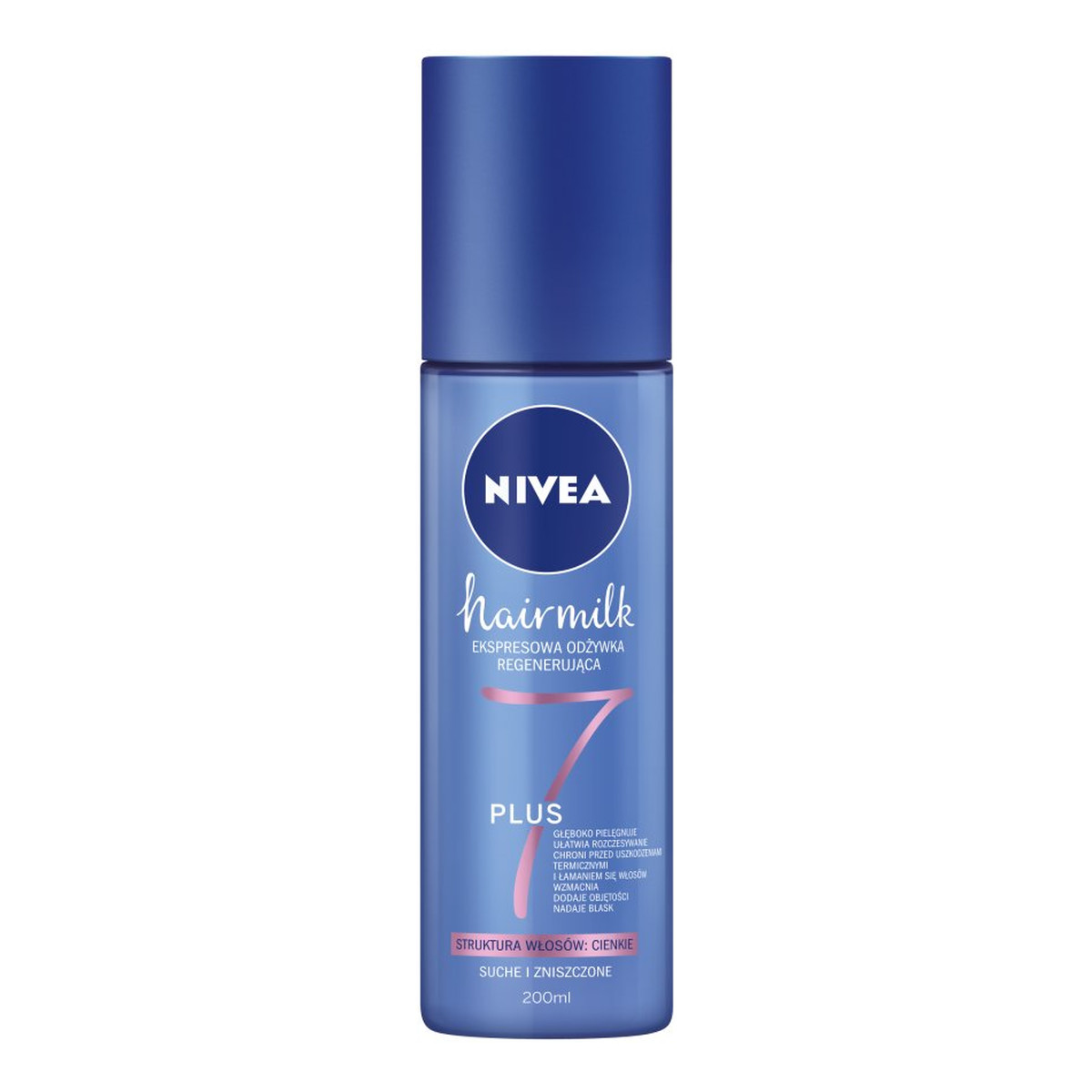 nivea hairmilk odżywka do włosów cienkich