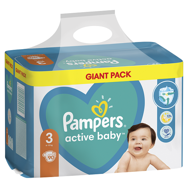 pampers giant pack 3 cena