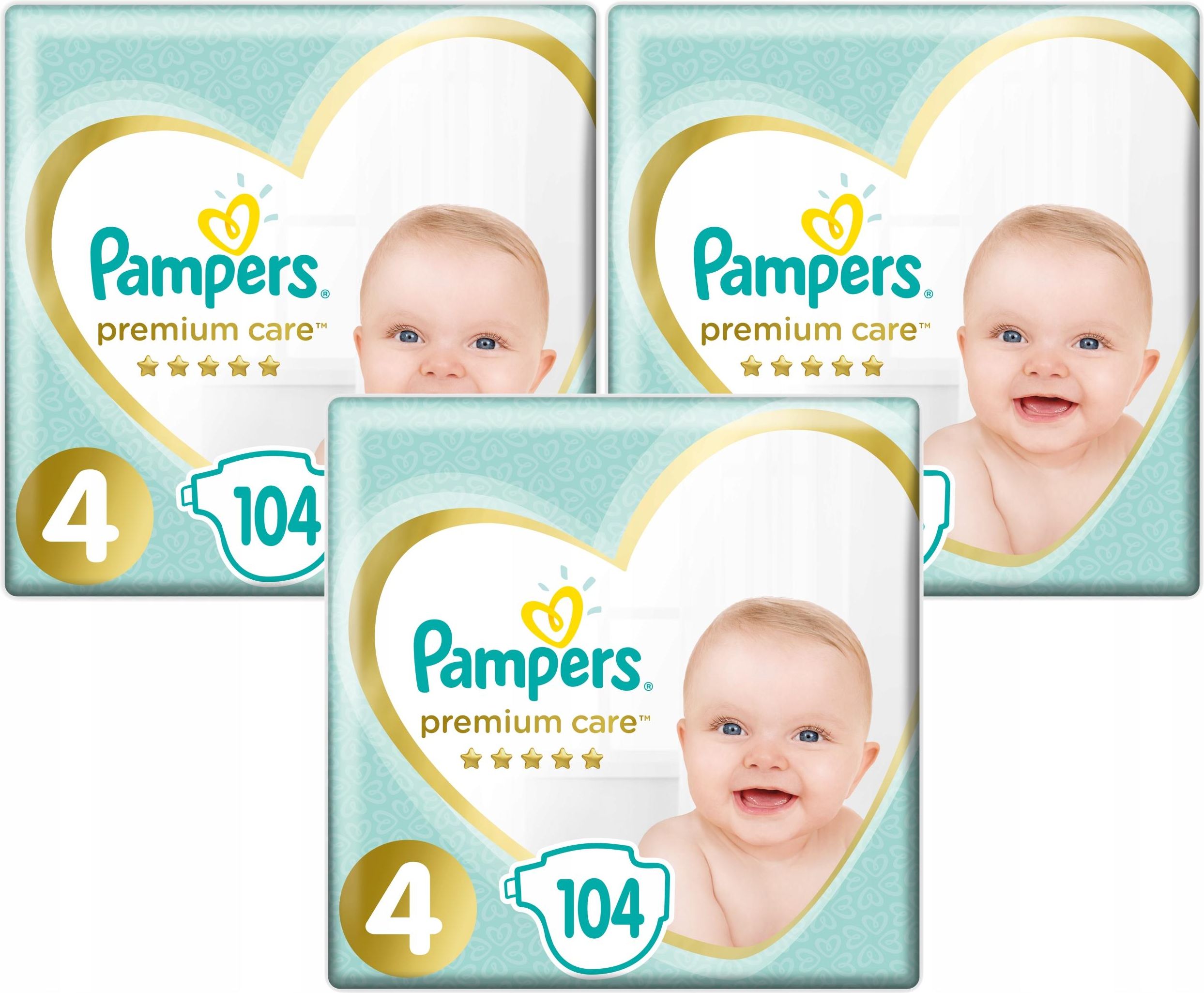 pampers 4 ceneo 104 szt