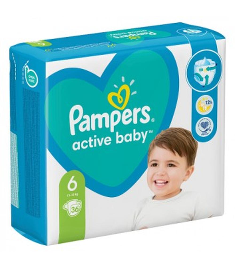 pampers od 6-12 ile sztuk w paczce