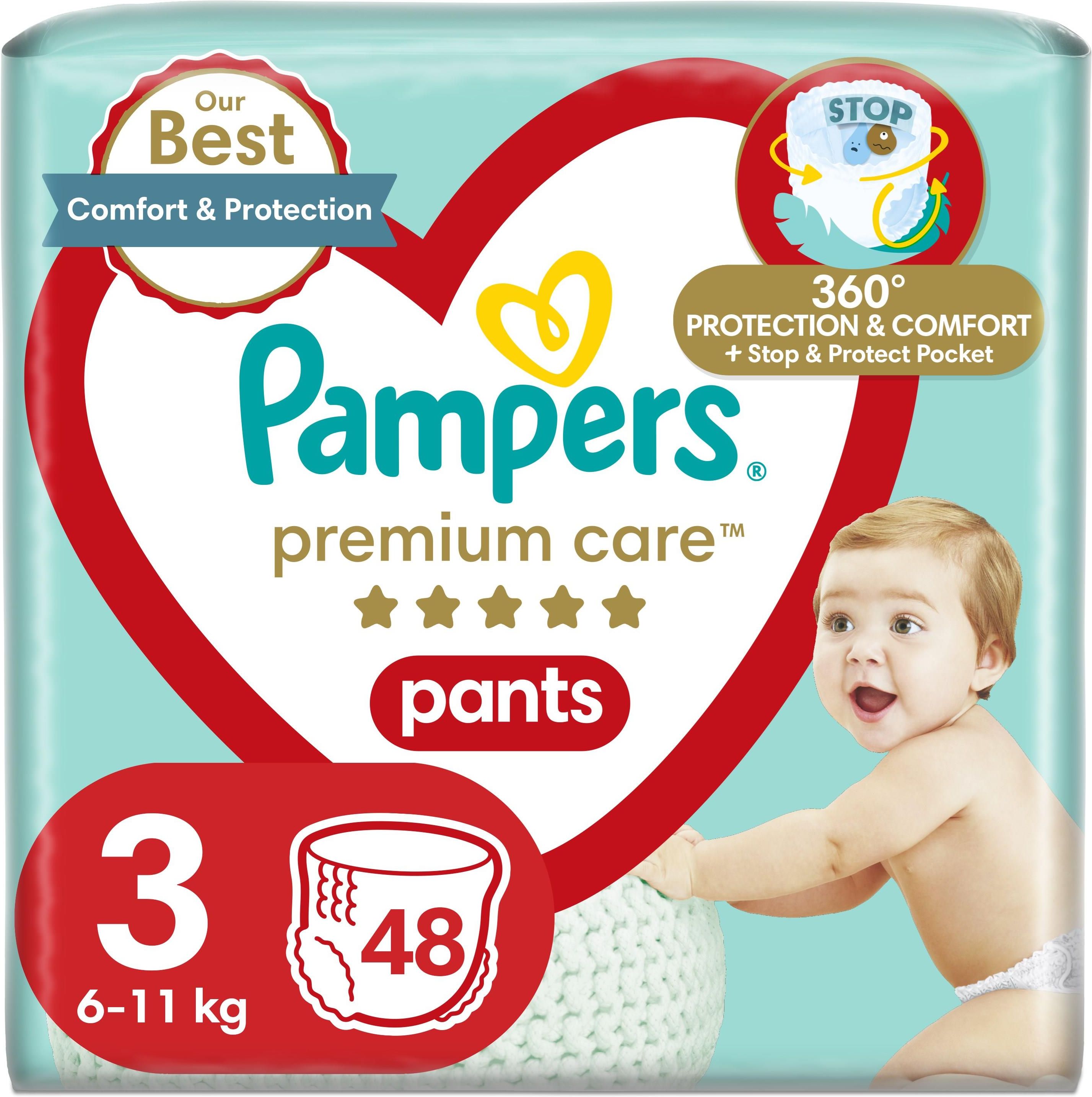 pieluchomajtki pampers premium care 3 jak używać