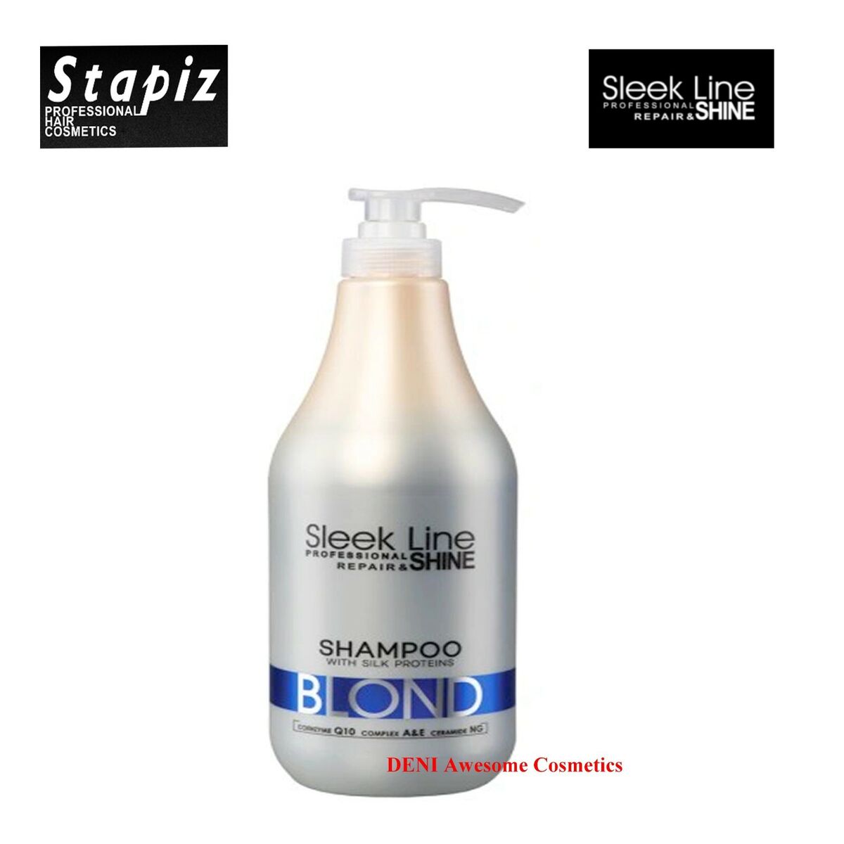 sleek line maska blond szampon