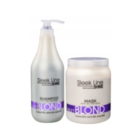 stapiz sleek line blond szampon i maska