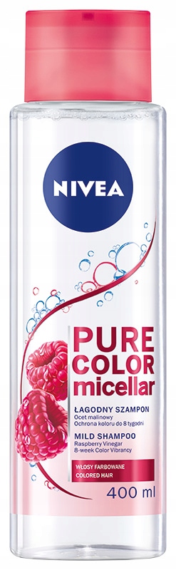 wizaż nivea szampon micelarny pure color