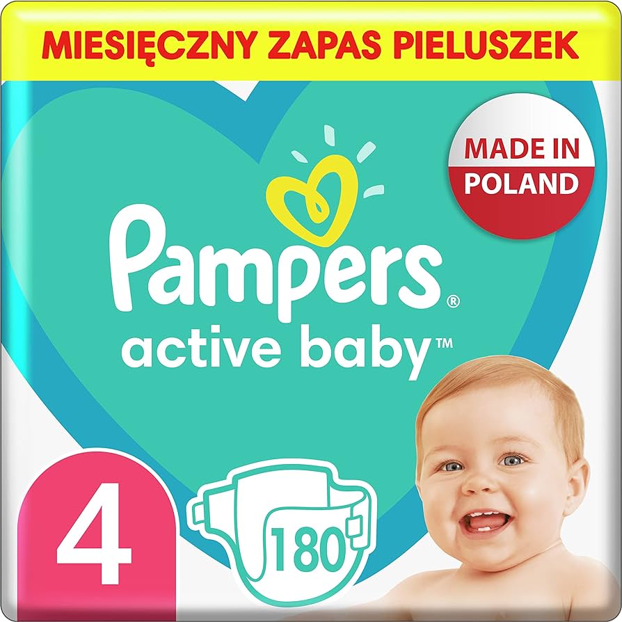 pampers active baby dry 4zapas miesięczny