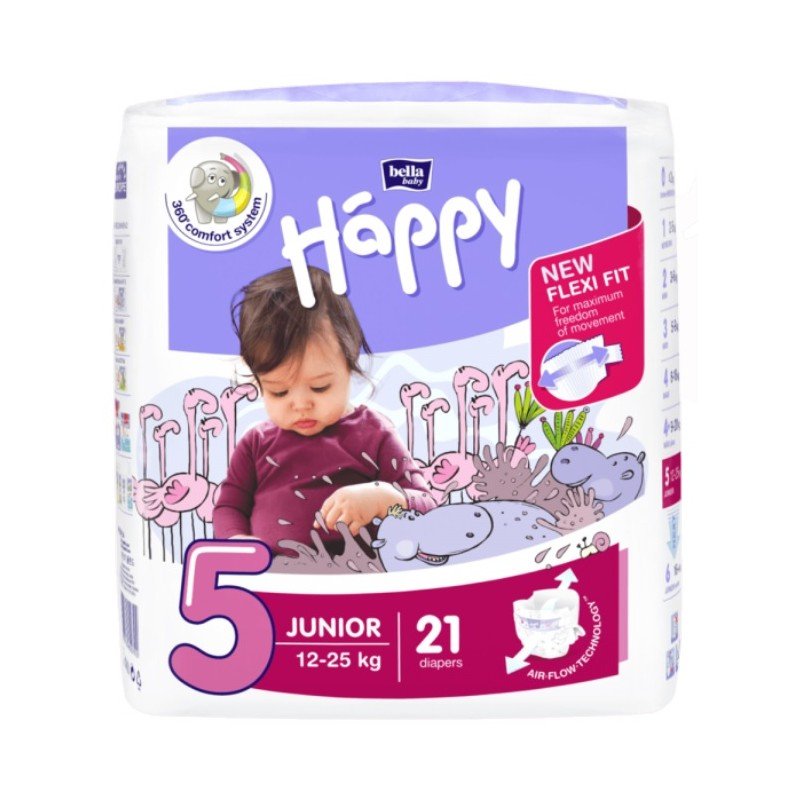 pieluchy happy new flexi fit mini 78 szt