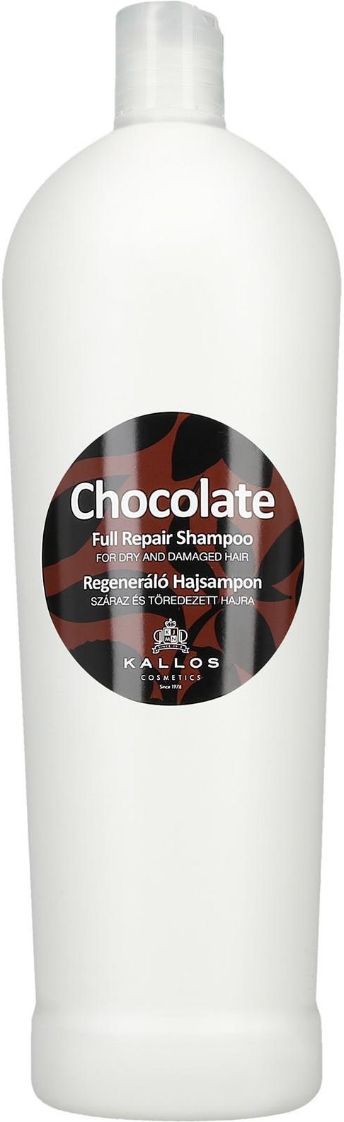 kallos chocolate full repair shampoo czekoladowy szampon naprawczy do włosów