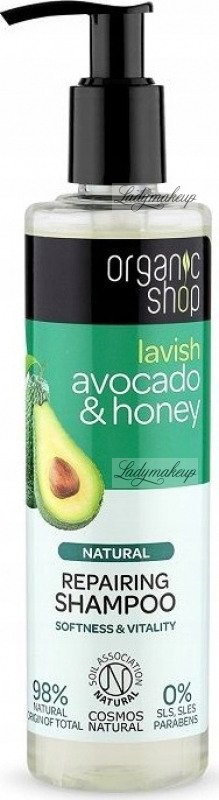 organic shop avocado & honey szampon