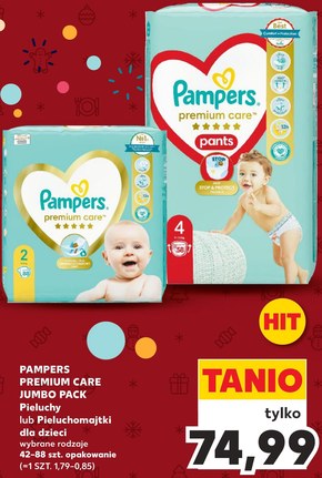 pieluchomajtki pampers 5 kaufland