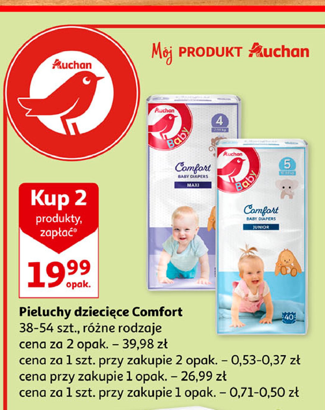 pieluchy dada auchan