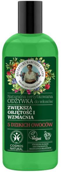 babuszka agafia dodająca objętości odżywka do włosów z rokitnikiem