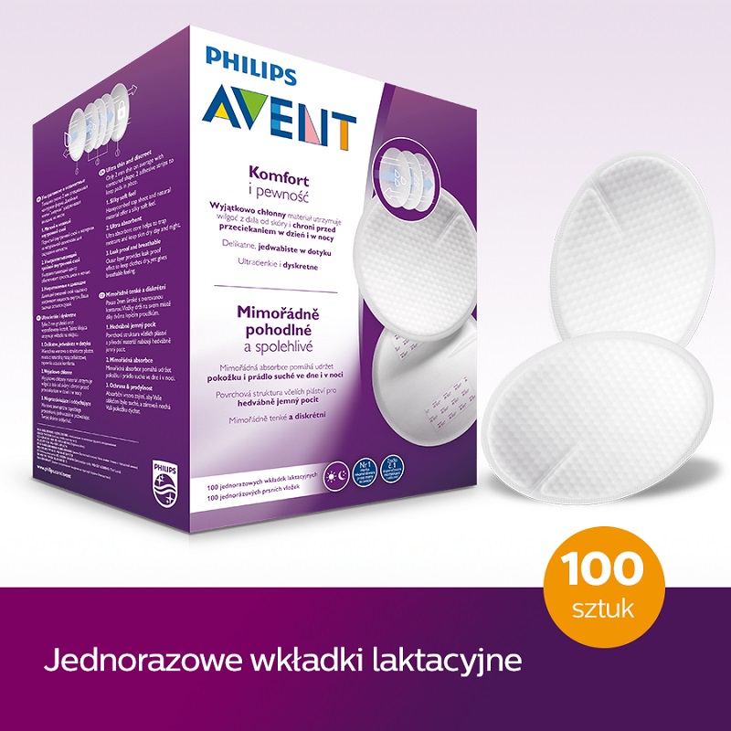 Philips Avent SCF254/13 Jednorazowe wkładki laktacyjne