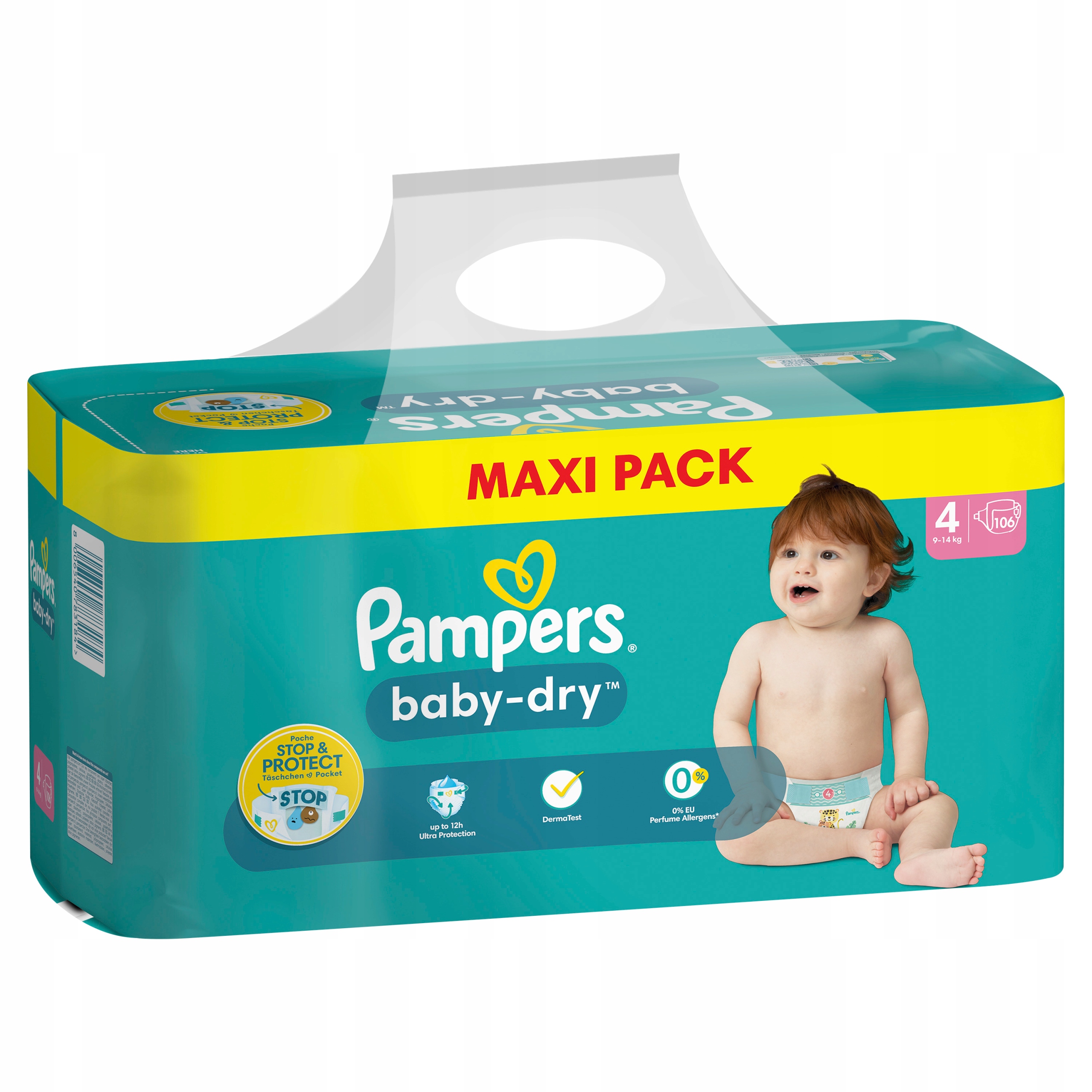 pampers active dry 4 74szt