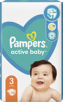 pampers active baby 3.pampers pl