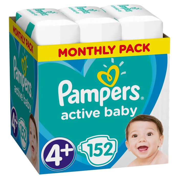 pampers 4+ 152 szt