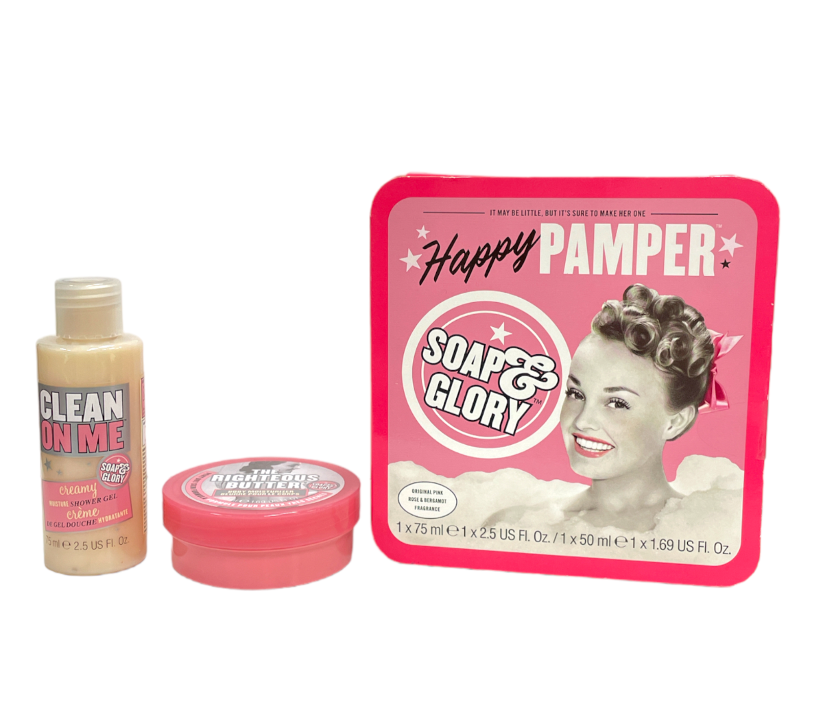 zestaw happy pamper washes soap&glory