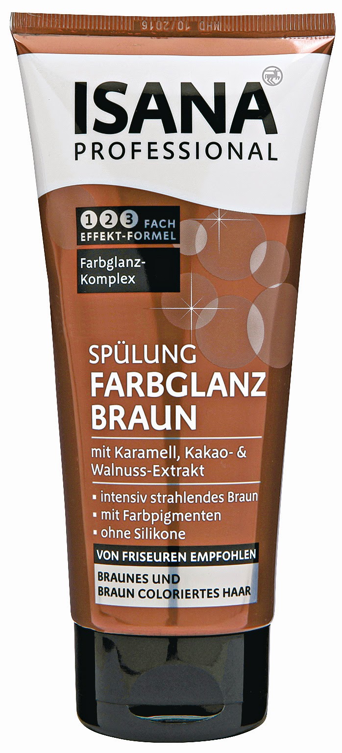 isana professional odżywka do włosów brown color shine opinie