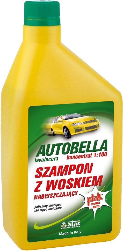 autobella lavaincera szampon z woskiem nabłyszczający plak