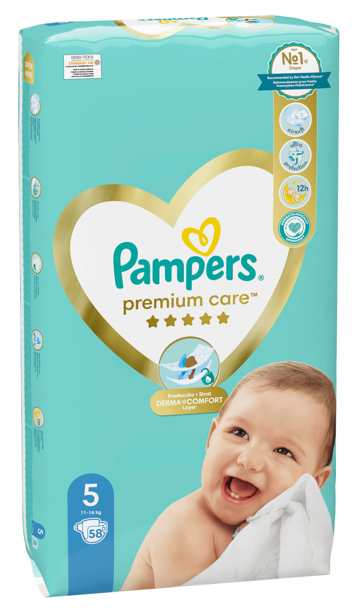 58 sztuk pampers rozmiar 3