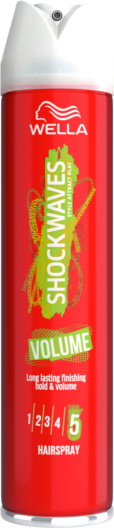 lakier do włosów wella shock waves