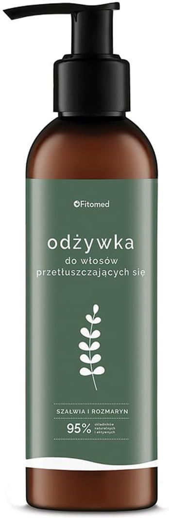 odżywka ziołowa normalizująca do włosów tłustych 200ml fitomed