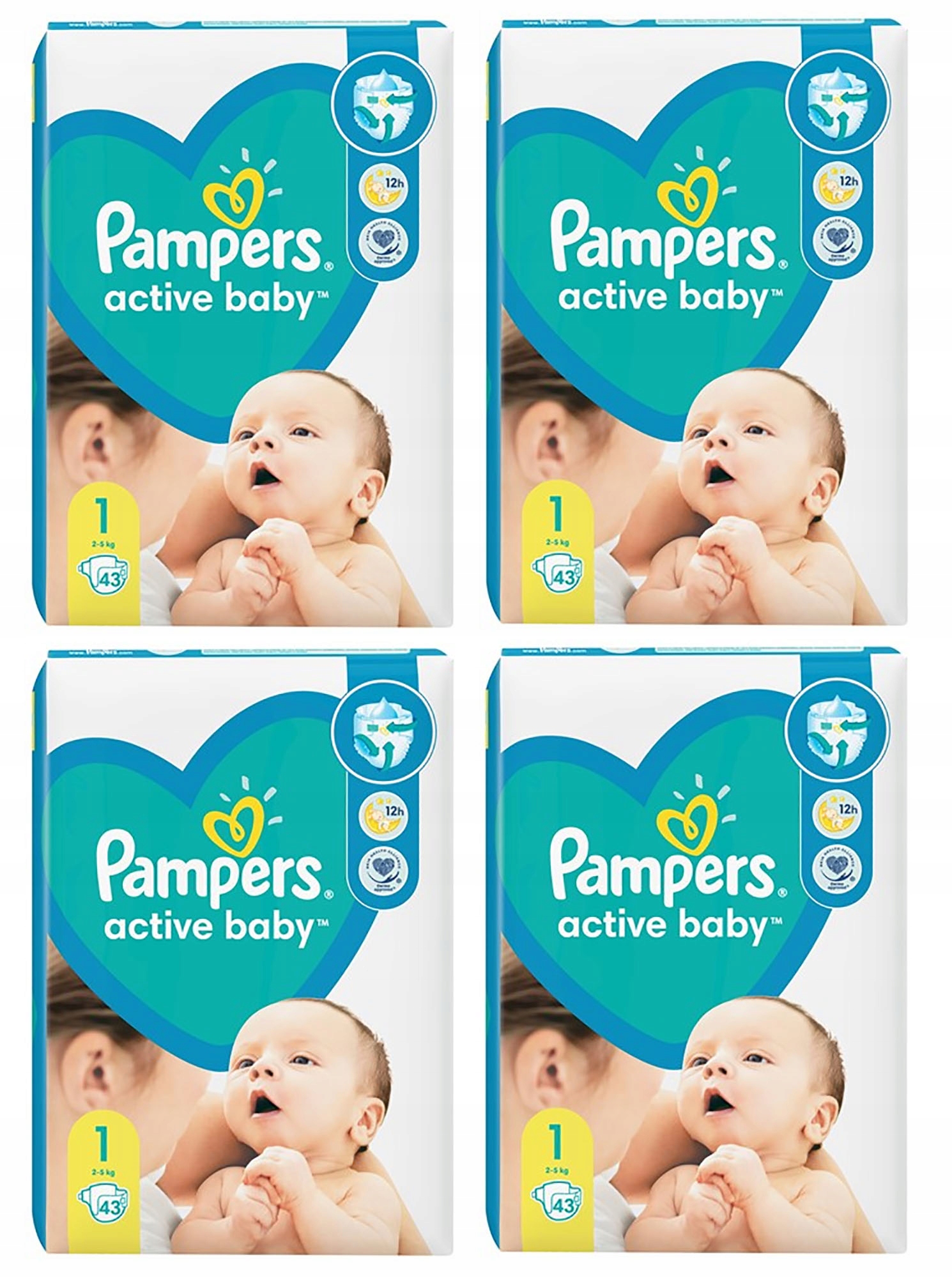 pampers new baby 1 duża paczka