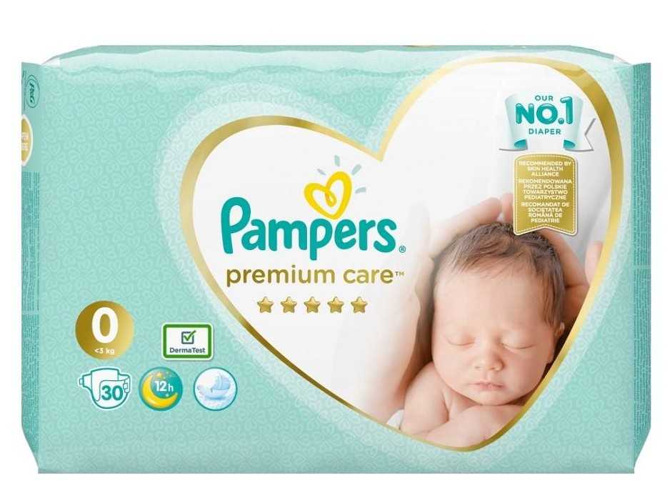 pampers 0 duze opakowanie