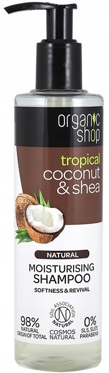 szampon organic shop tropical coconut opinie