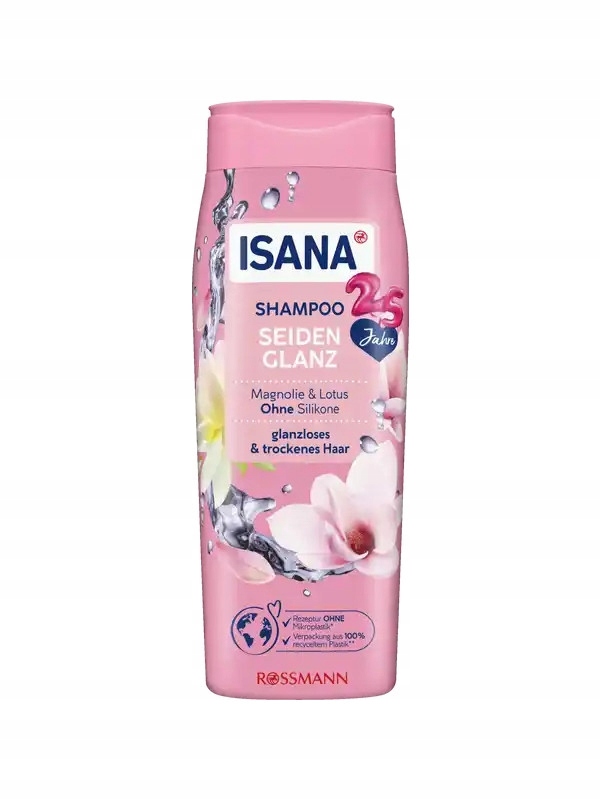 isana silky gloss odżywka do włosów magnolia & lotos