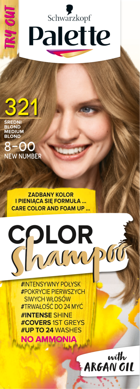 szampon koloryzujący palette kolory rossmann