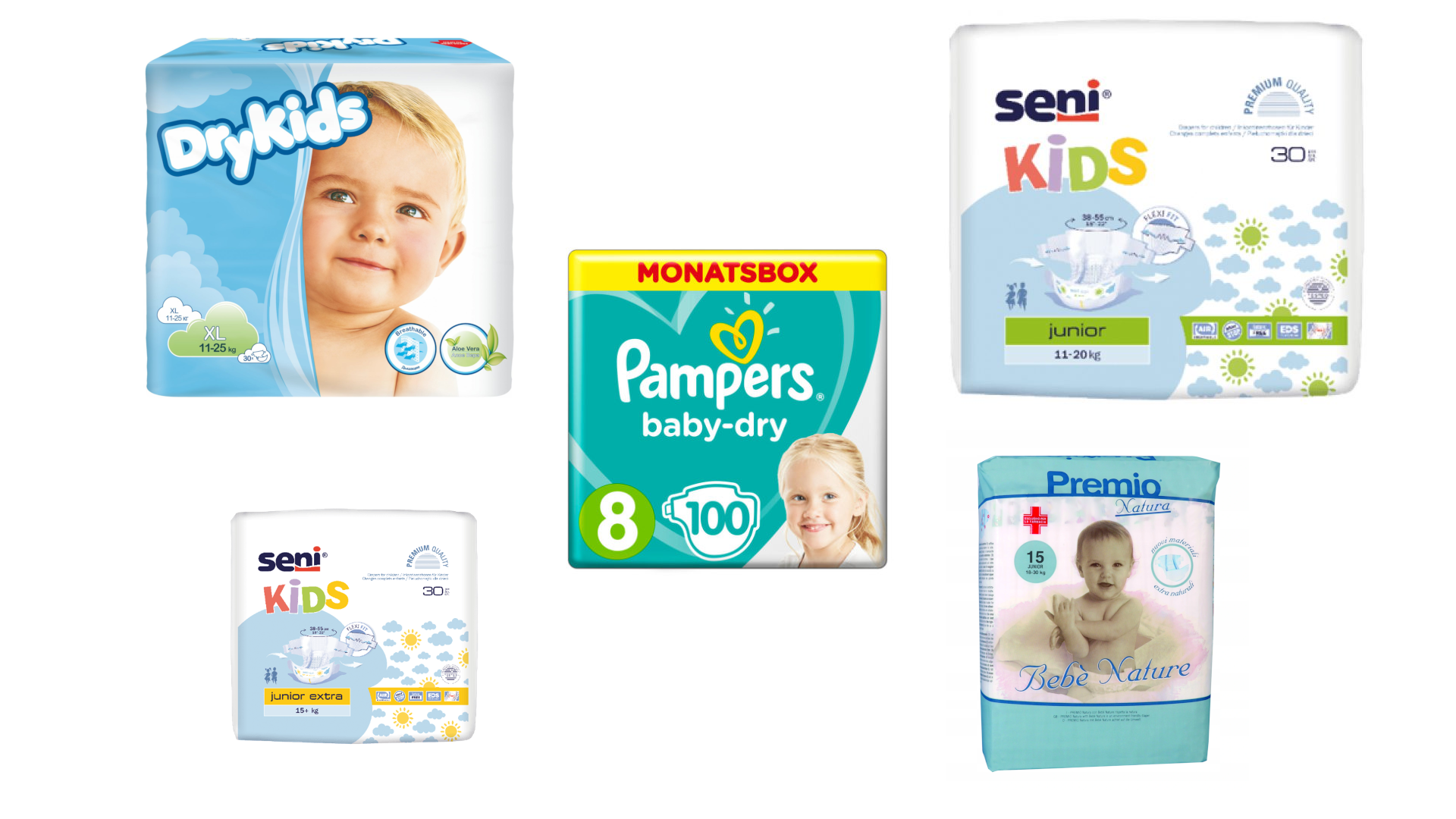 pampers dla szesciolatka