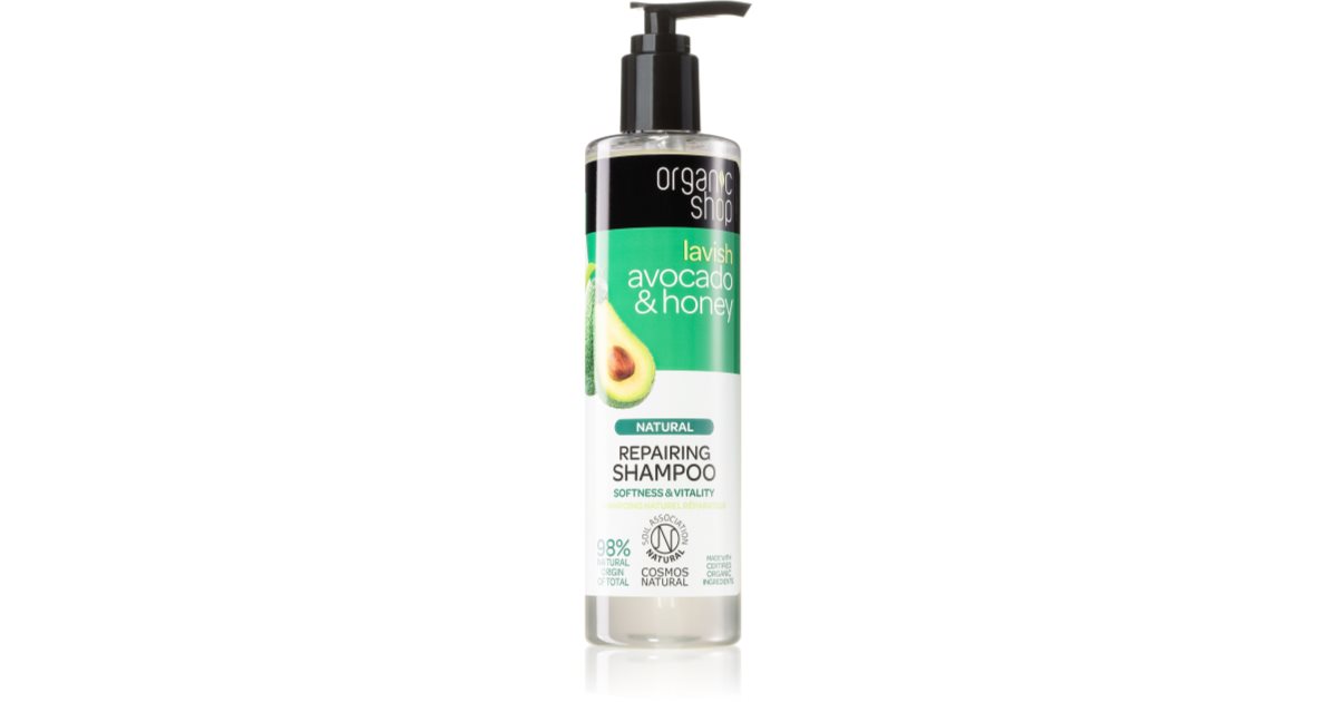 organic shop avocado & honey szampon
