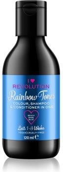 heart revolution rainbow shots koloryzujący szampon z odżywką