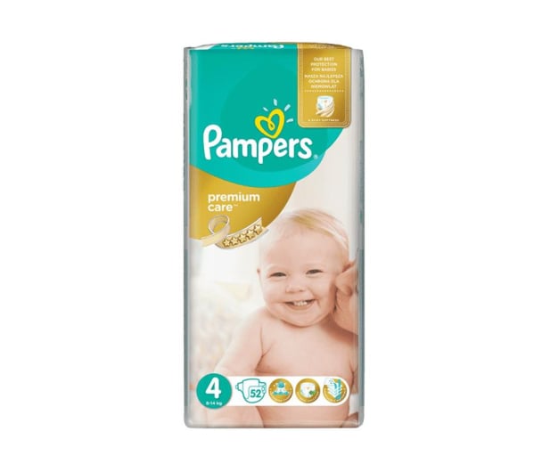 pampers premium care 4 52szt