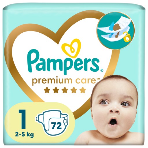 pampers premium care pieluchy 1 newborn 156szt