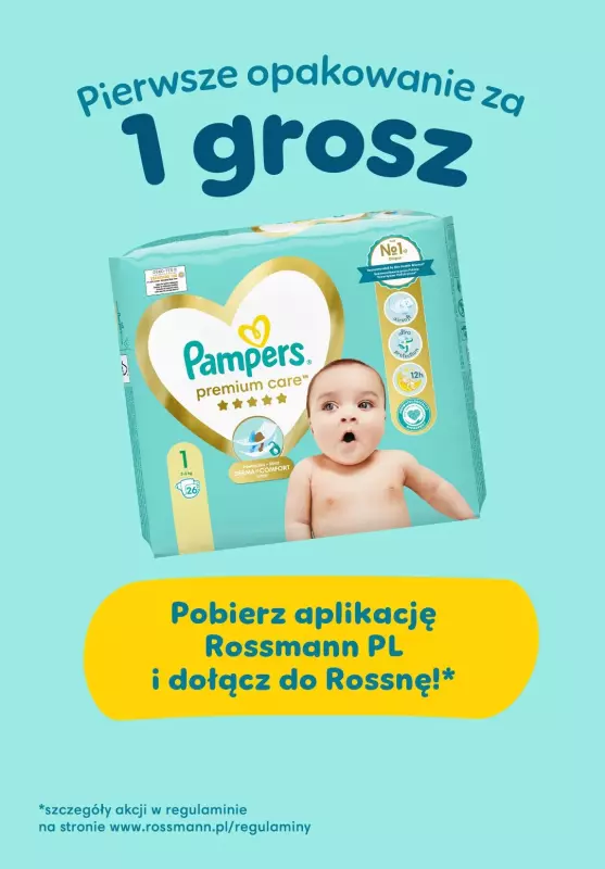 rossnę pampers za 1 grosz