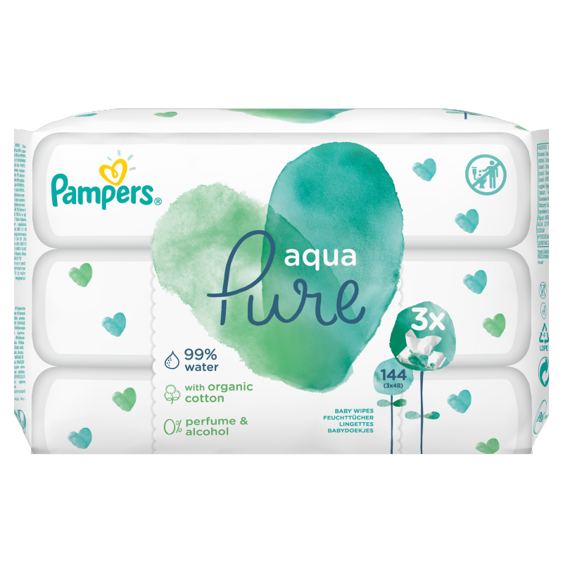 chusteczki pampers water