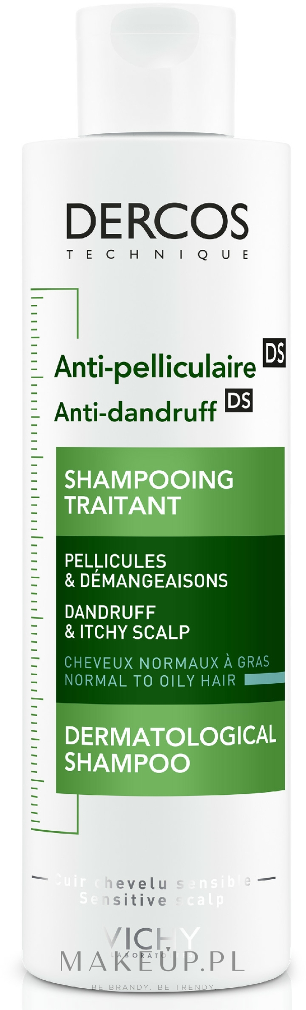 vichy dercos szampon przeciwłupieżowy do włosów suchych
