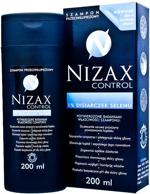 nizax control szampon przeciwłupieżowy 200 ml