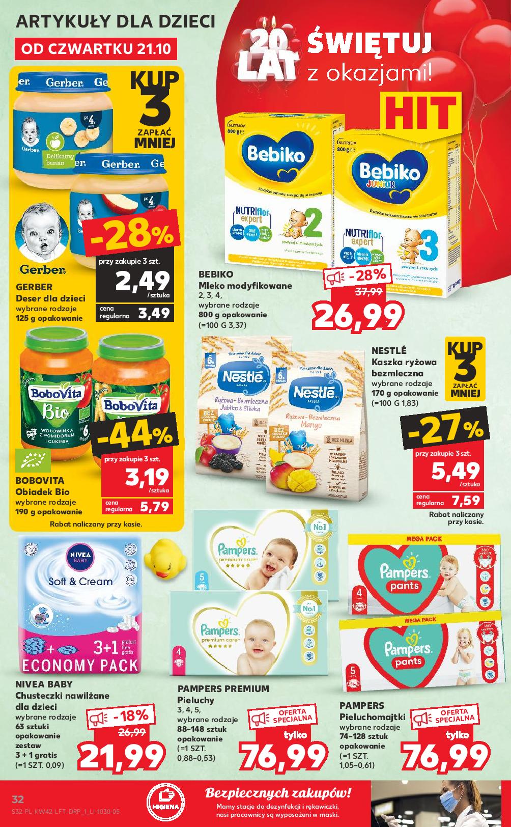 pieluchy pampers 6 promocja kaufland do kiedy