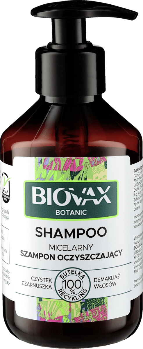 biovax czarnuszka szampon skład