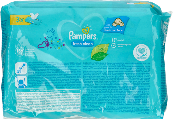 pampers chusteczki fresh clean rossmann